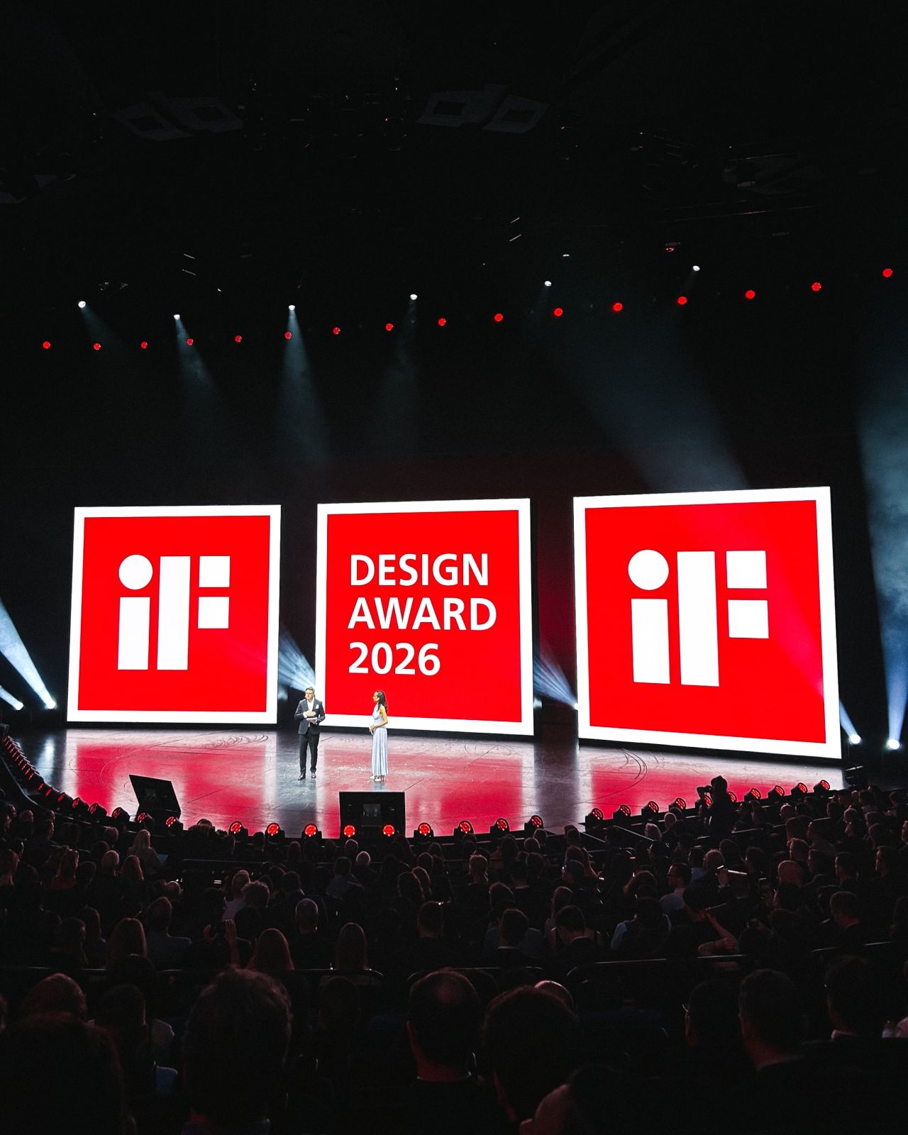 Сцена церемонии iF DESIGN AWARD 2026